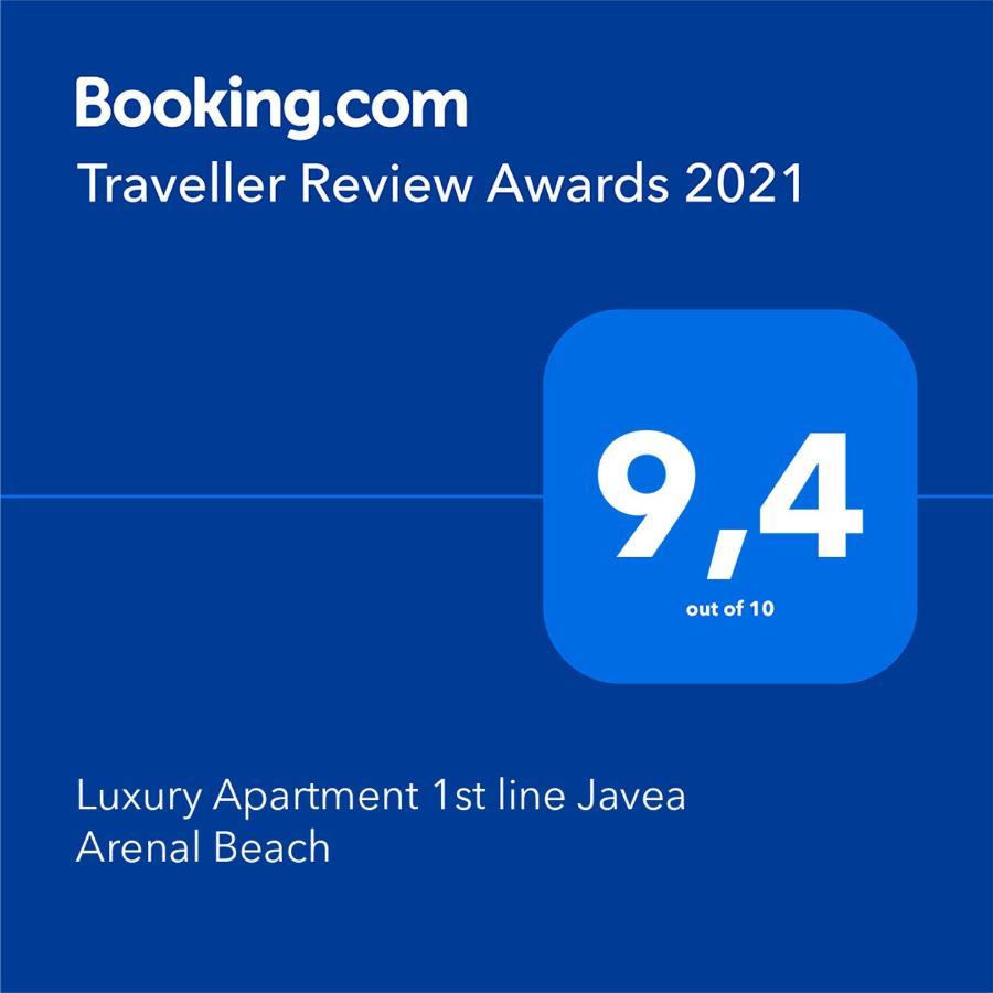 Luxury Apartment 1St Line Javea Arenal Beach Buitenkant foto